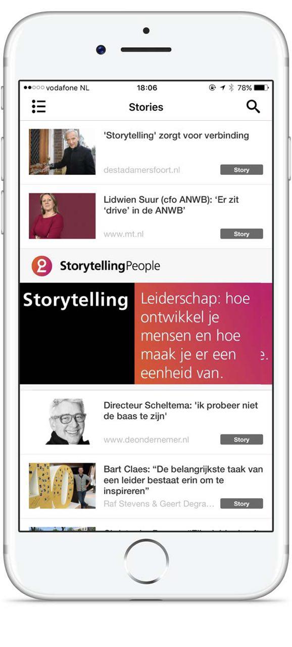 Storytelling People app screenshot
